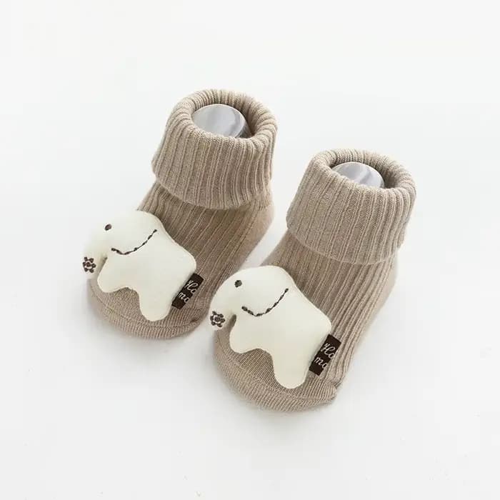 Chaussettes antidérapantes en coton pour bébé
