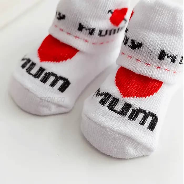 Chaussettes pour bébé nouveau-né de 0 à 6 mois