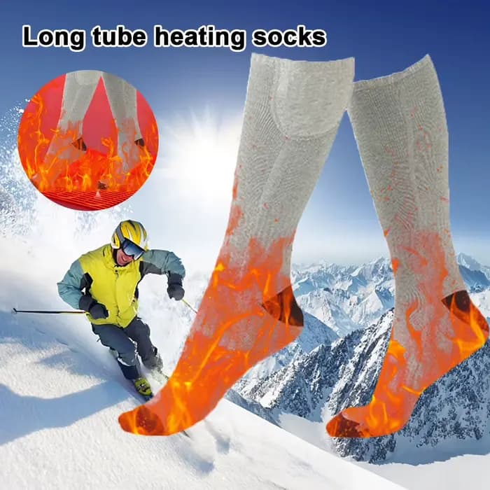 Chaussettes chauffantes d'hiver