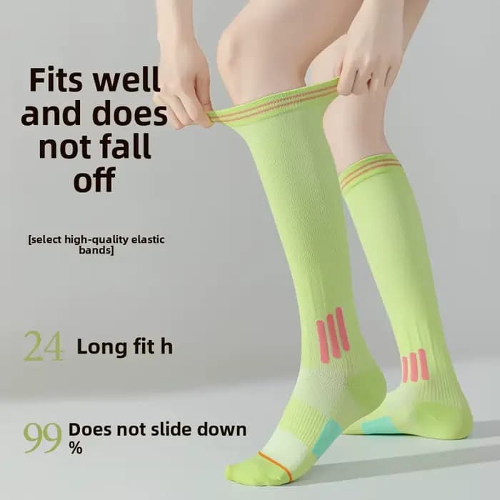 Chaussettes de sport à tube haut pour femmes