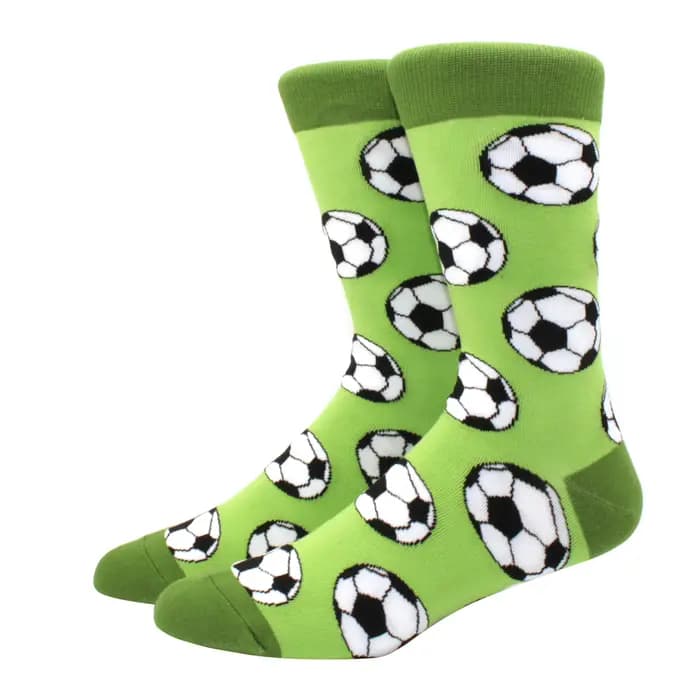 Chaussettes colorées en coton pour hommes