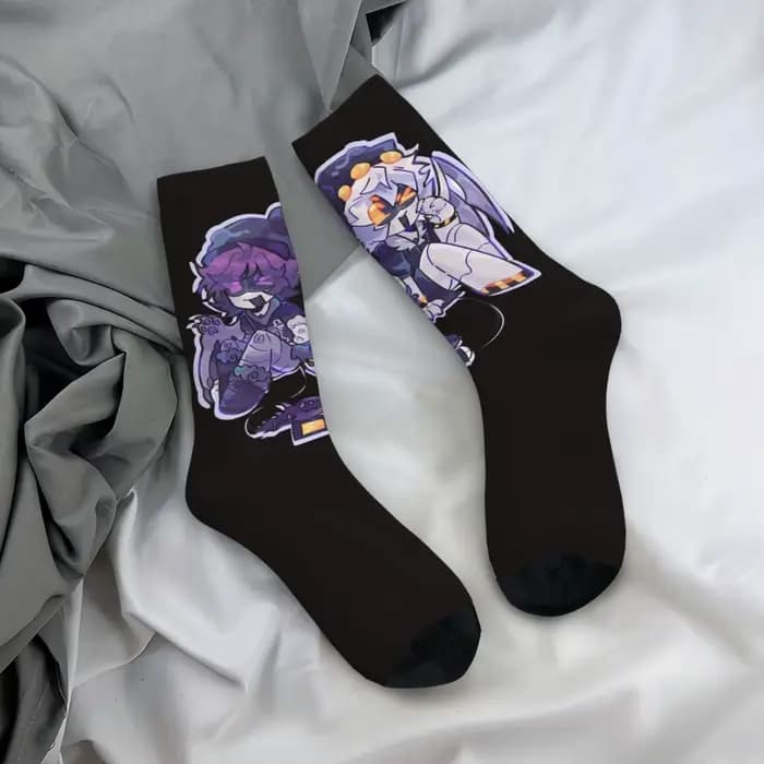 Chaussettes unisexes en fibre de polyester