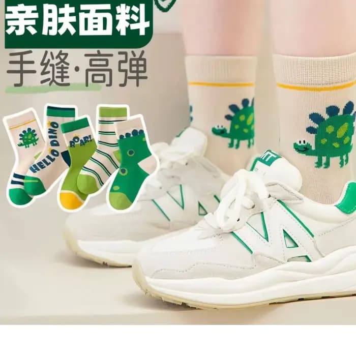 Chaussettes mi-tube désossées pour enfants