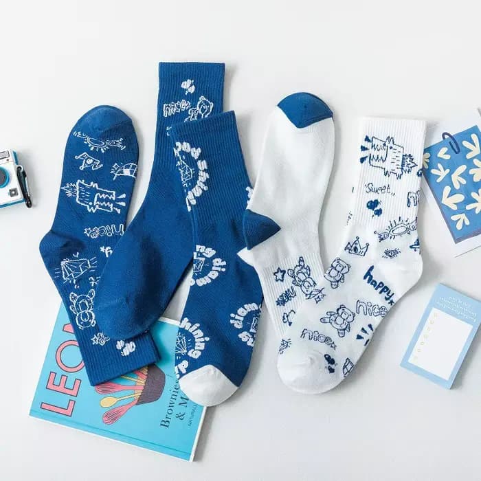 Chaussettes en coton pour femmes