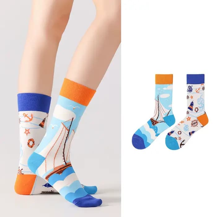 1 Paire de Chaussettes Originales AB Tide pour Homme et Femme