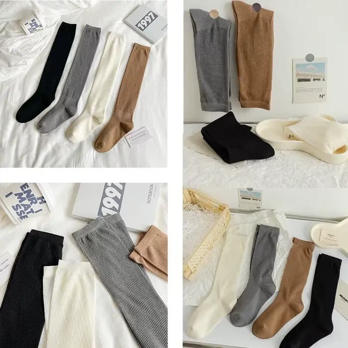 Chaussettes mi-tube pour femmes