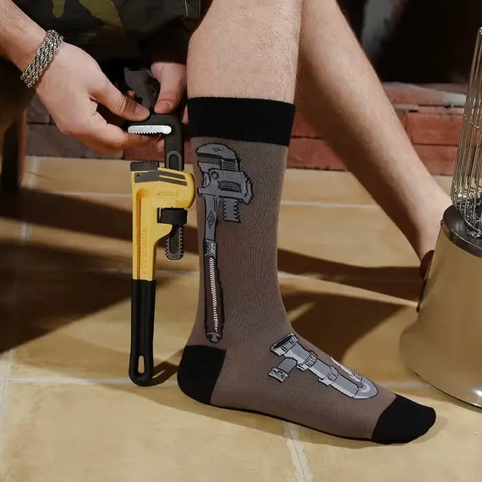 Chaussettes mi-hautes Hip Hop pour hommes