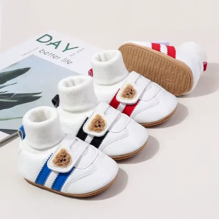 Chaussures chaussette en coton doux pour bébé
