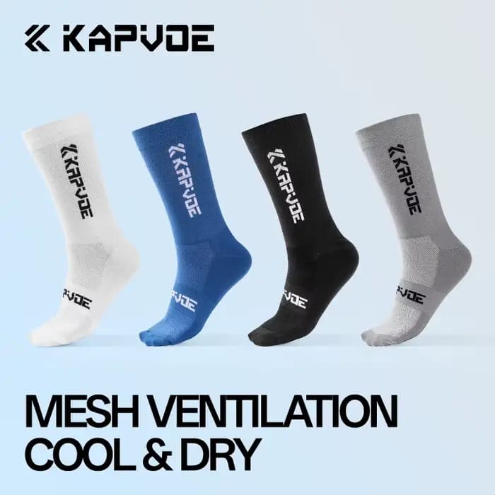 Chaussettes de cyclisme d'extérieur KAPVOE de haute qualité pour femmes et hommes