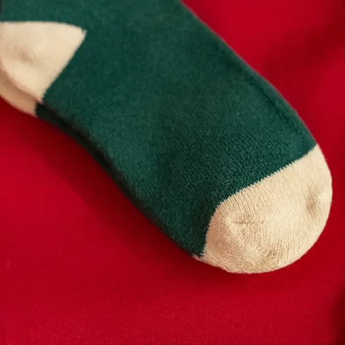 Chaussettes de noël en coton doux pour enfants