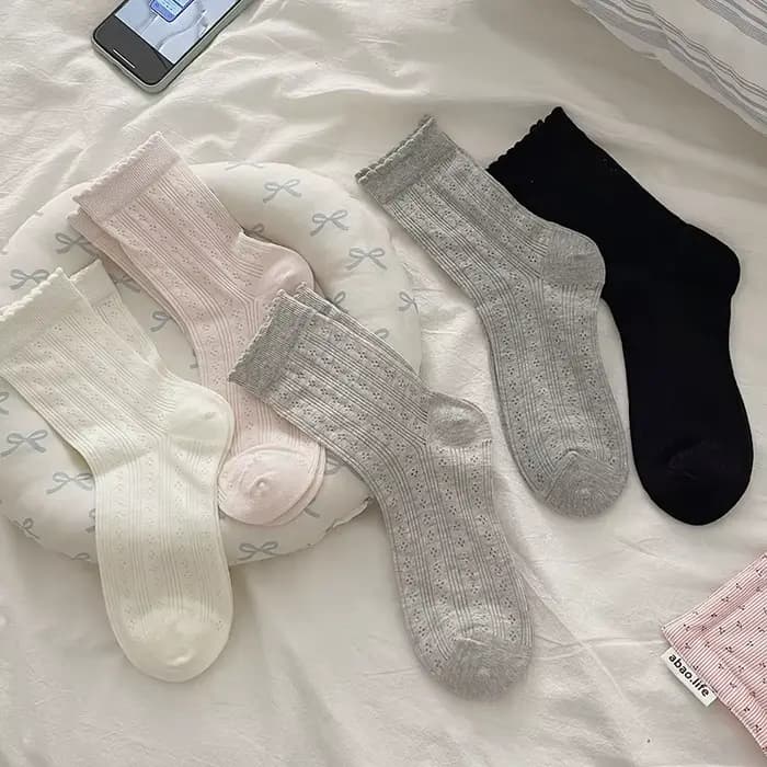 Chaussettes en maille pour femmes