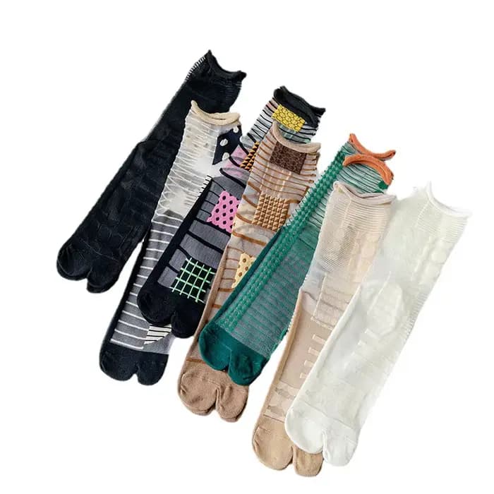 Chaussettes à deux orteils pour femmes