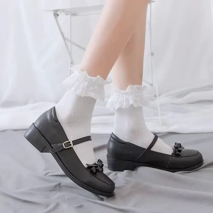 Chaussettes en dentelle pour femmes