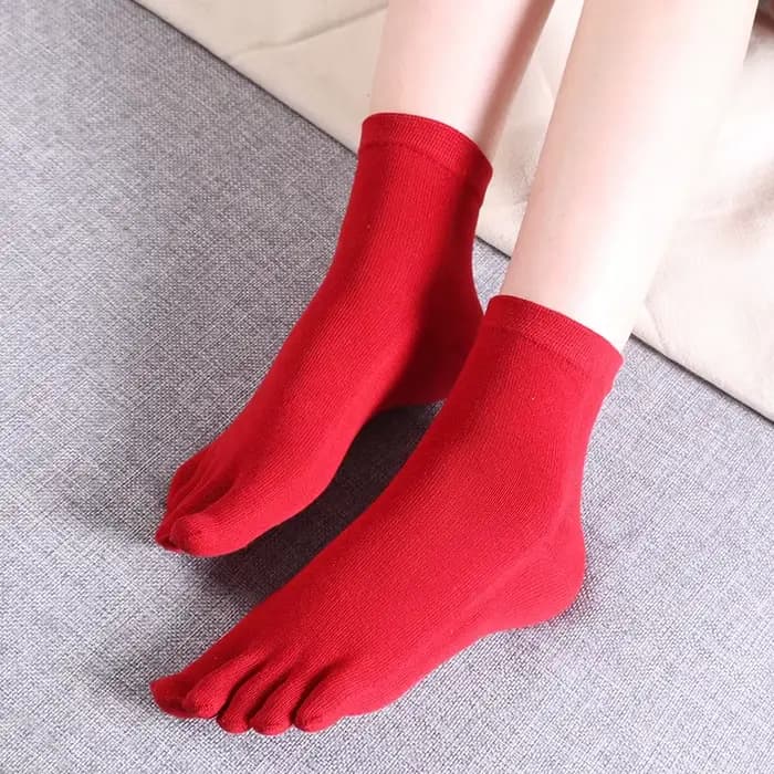 Grandes chaussettes rouges en coton pour hommes et femmes