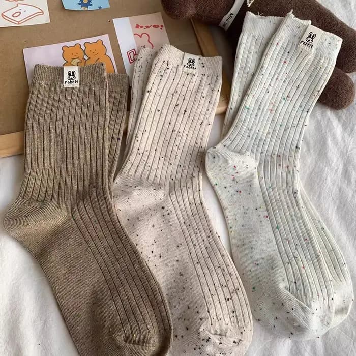 4 paires de chaussettes mi-tube pour femmes