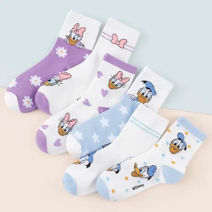 6 paires de chaussettes mi-tube pour femmes