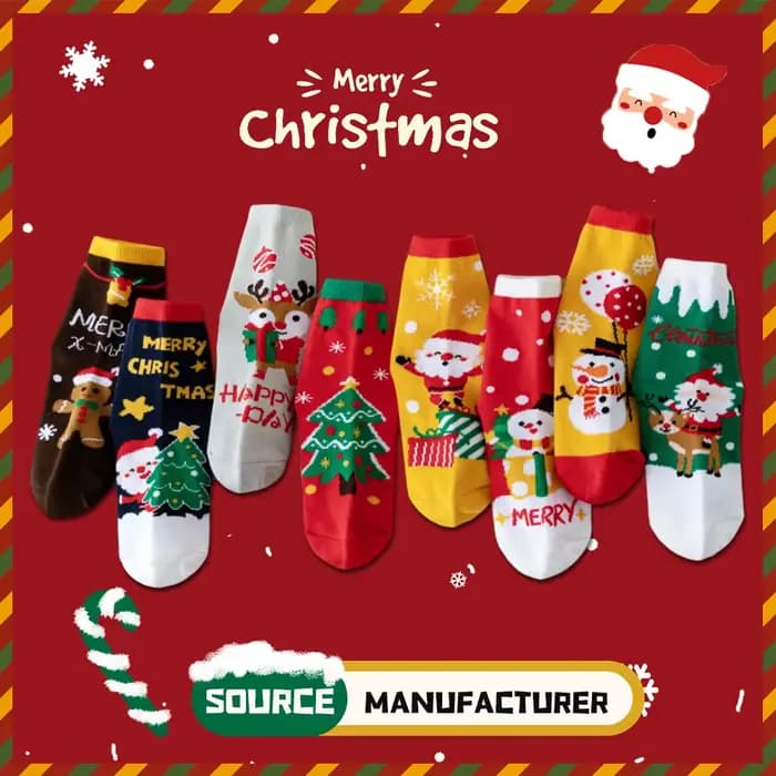 4 paires de chaussettes de Noël