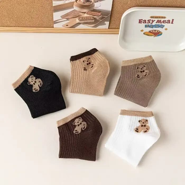 5 paires de chaussettes courtes pour femmes