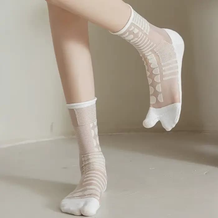 Chaussettes à deux orteils pour femmes