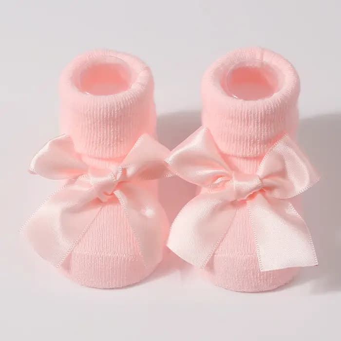 Chaussettes à nœud pour bébé de 0 à 6 mois