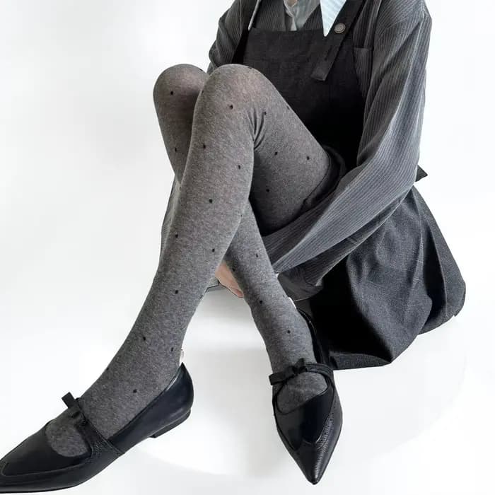 Collants à pois pour femmes