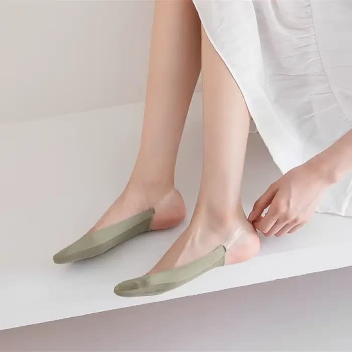 Chaussettes en soie glacée pour femmes