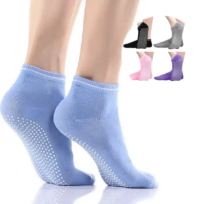 4 paires de chaussettes antidérapantes