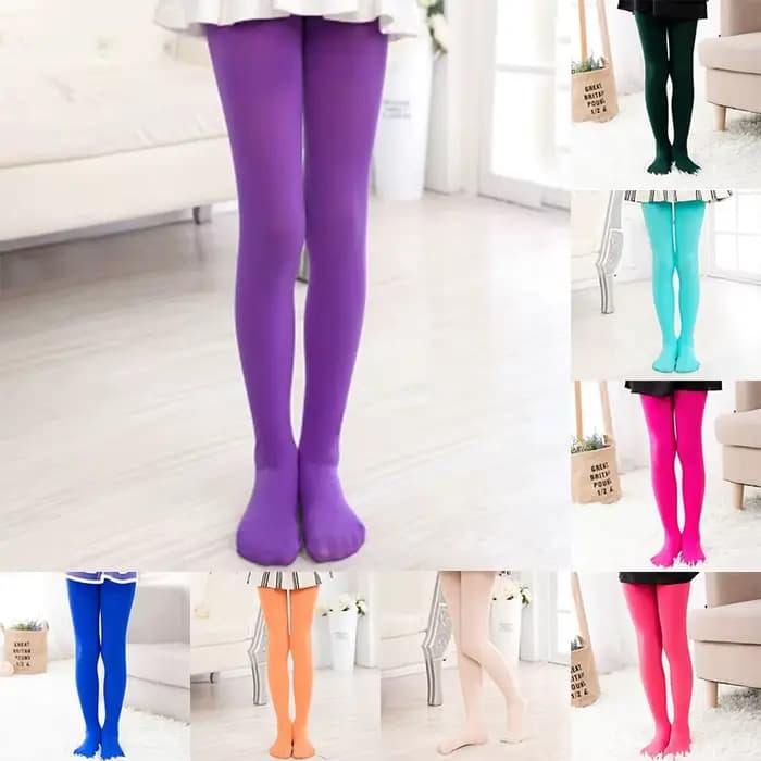Collants en velours pour filles