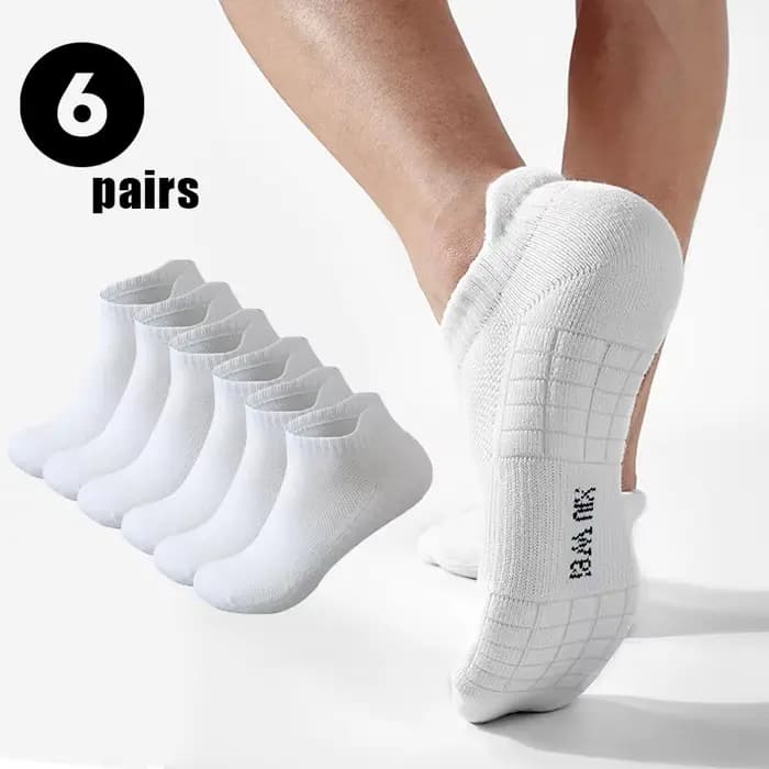 6 paires/lot hommes chaussettes de course maille respirant mince