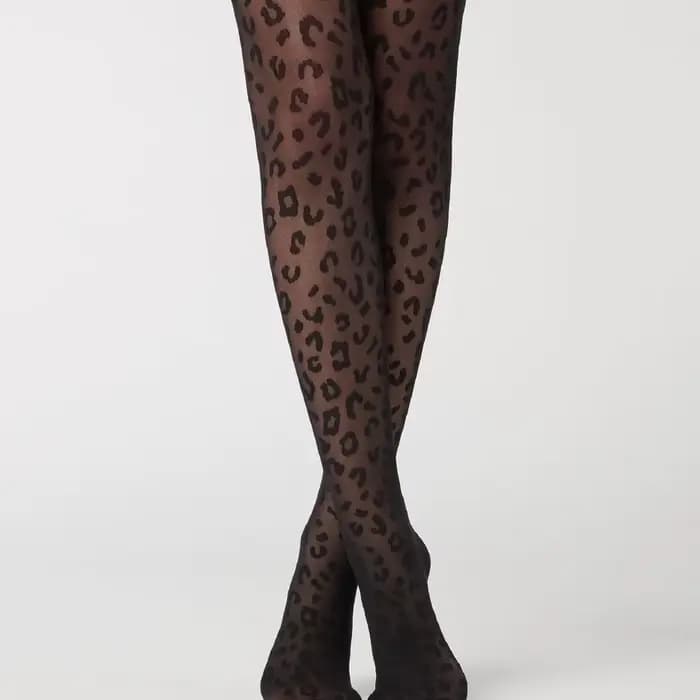 Collants Sexy imprimé léopard pour femmes
