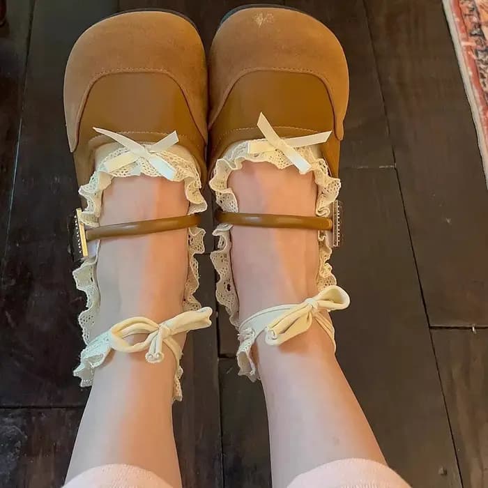 Chaussettes courtes en dentelle pour femmes