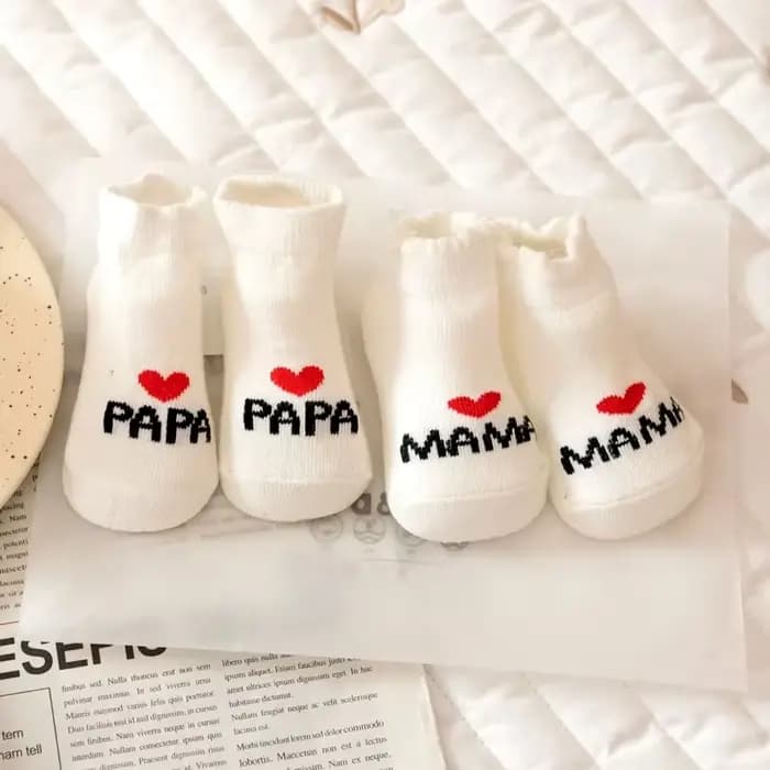 Chaussettes en coton pour nouveau-né