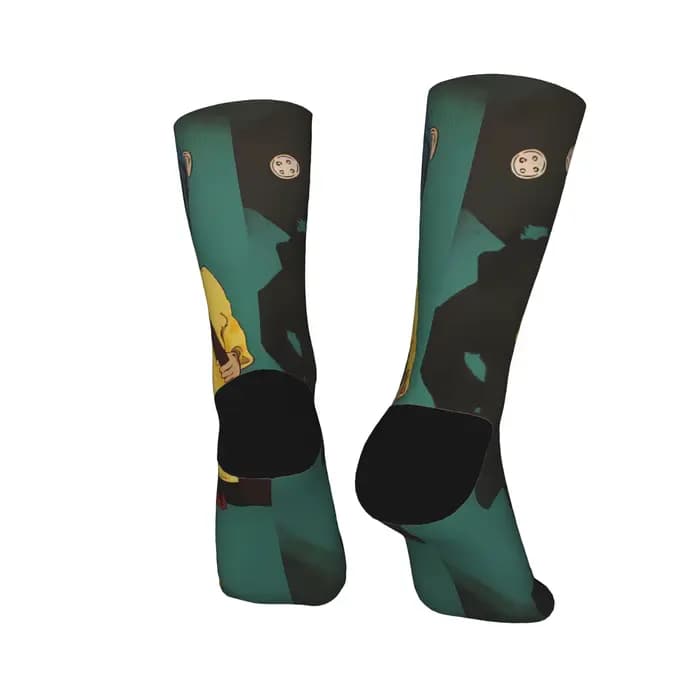 Coralines chaussettes horreur dessin animé drôle bas Couple doux extérieur chaussettes automne modèle anti-dérapant chaussettes