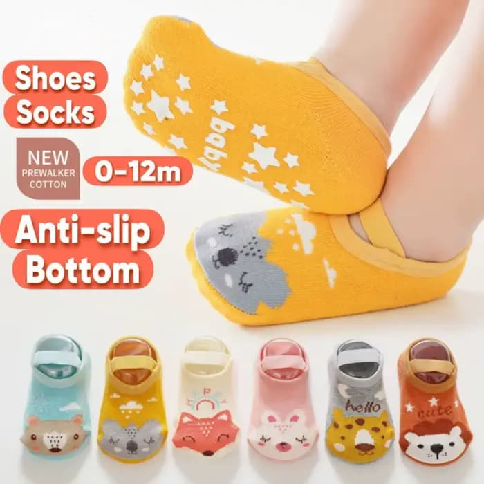 3/1 paires de chaussettes antidérapantes pour bébé, chaussures pour nouveau-né, pour enfants, garçons et filles
