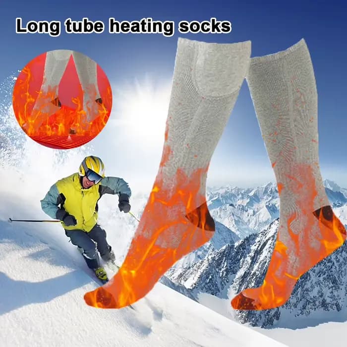 Chaussettes chauffantes d'hiver