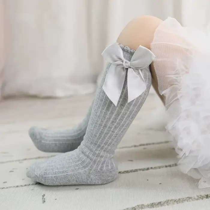 Chaussettes longues pour filles de 0 à 7 ans