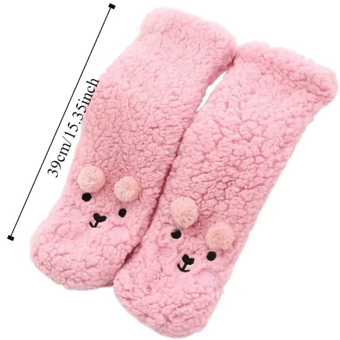 Chaussettes polaires brodées pour femmes