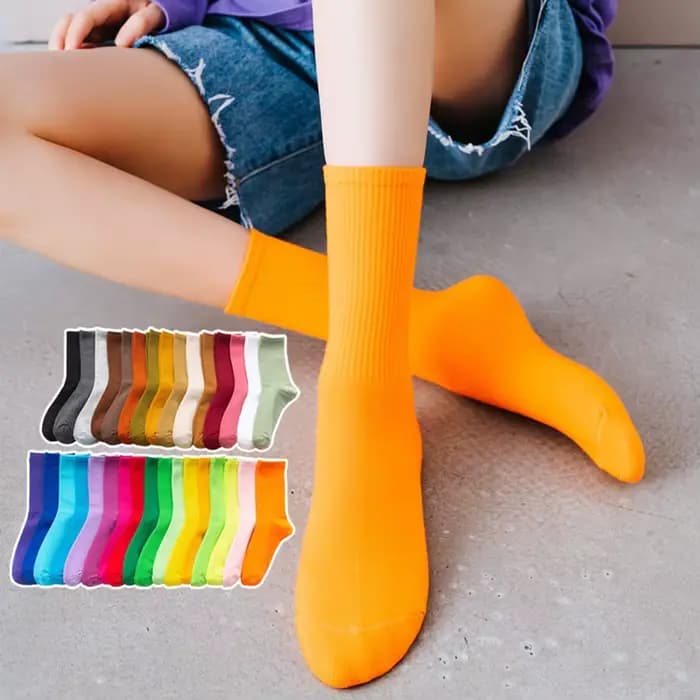 Chaussettes en coton pour femme