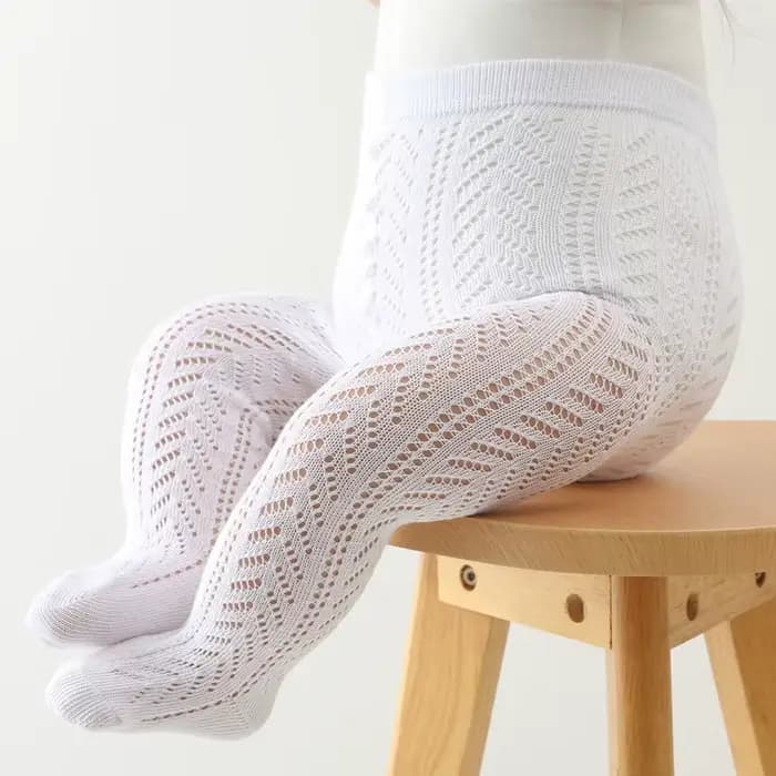 Collants fins en résille pour bébés filles