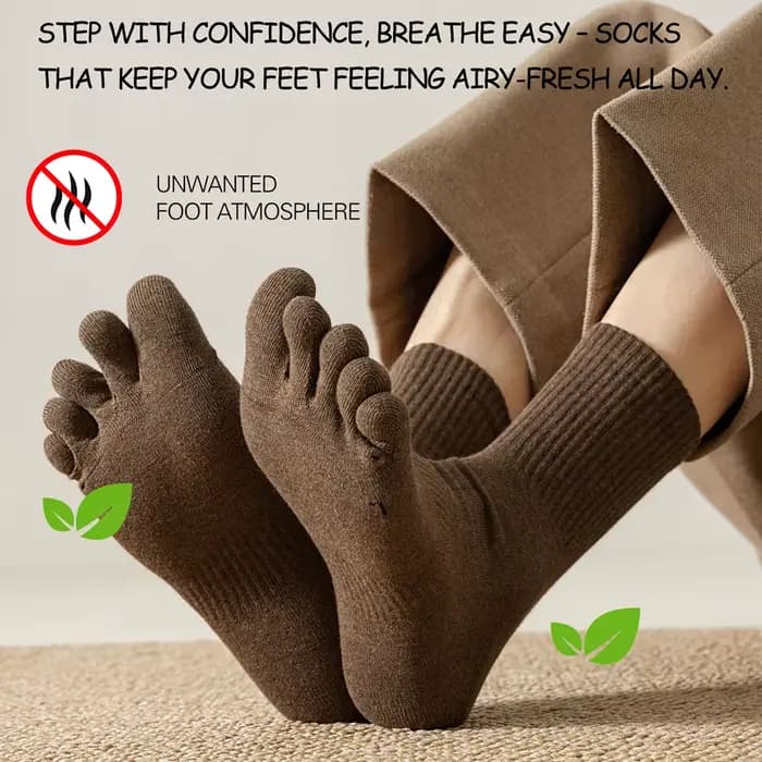 Chaussettes d'hiver à orteils pour hommes