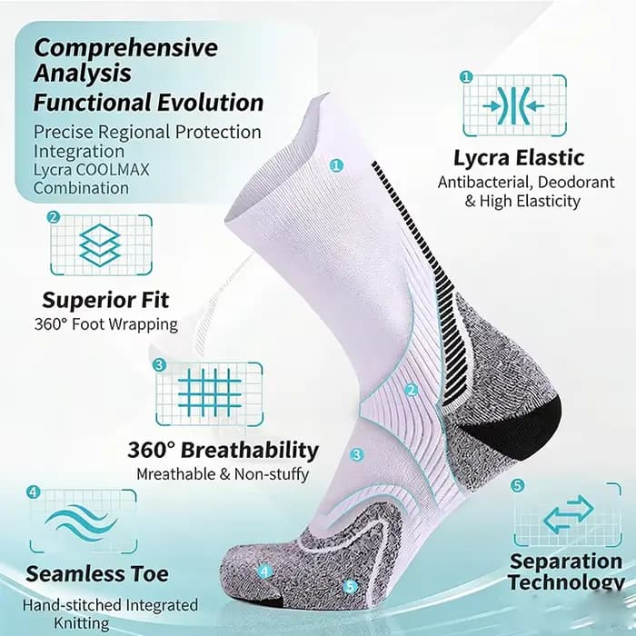 Chaussettes de sport d'extérieur résistantes à l'usure