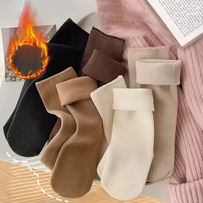 5 paires de chaussettes de neige pour femmes