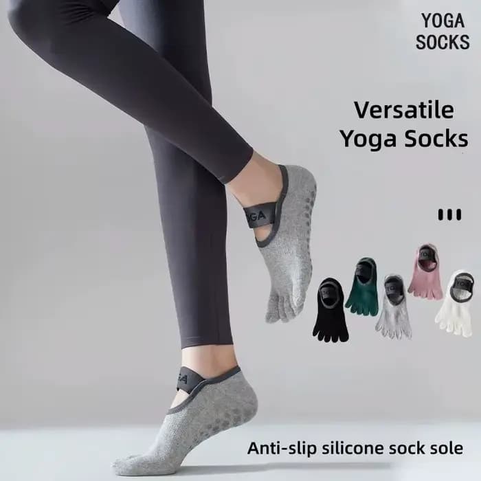 Chaussettes de yoga à cinq doigts pour femmes