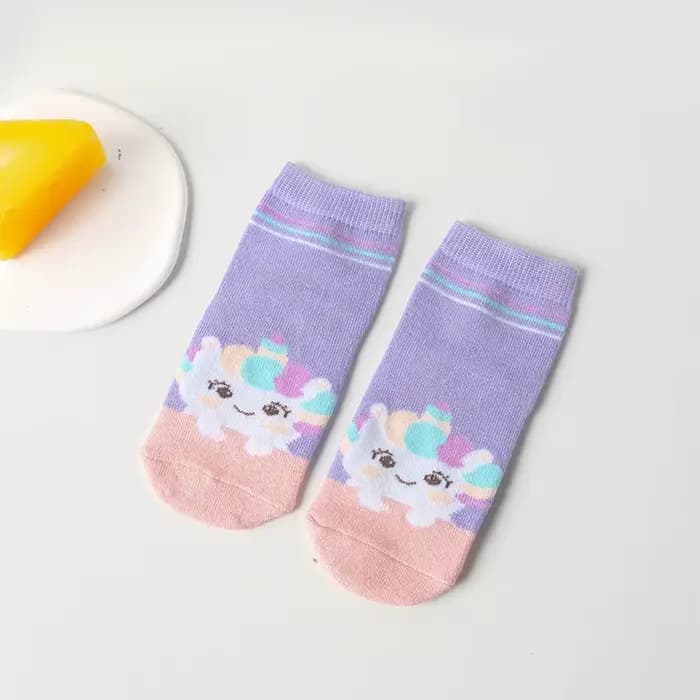 5 paires de chaussettes pour enfants avec motifs de licorne mignons de dessin animé pour filles et bébés