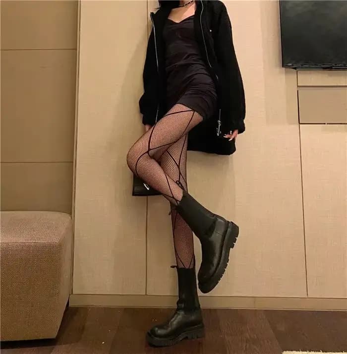 Collants d'été en Nylon imprimé pour femmes