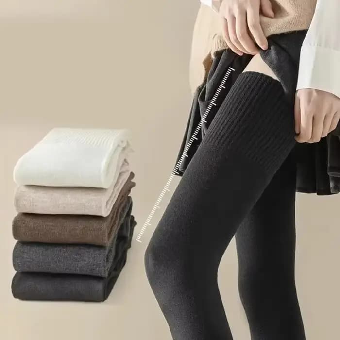 Chaussettes hautes d'hiver pour femmes