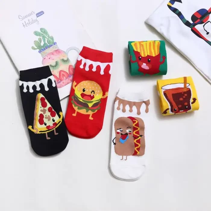 Chaussettes courtes amusantes pour femmes