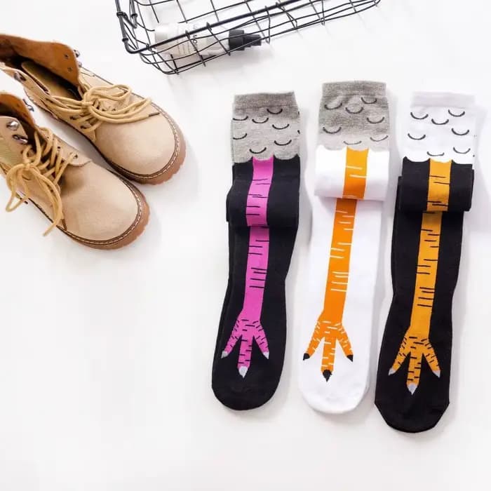 Pattes de poulet pieds chaussettes femmes