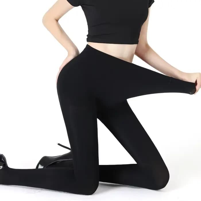 Winter Panty Polar Skin Black Effect Warm Stockings Women's Thermal Sock Fleece Lined Tights Women