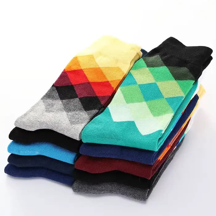 Chaussettes joyeuses amusantes pour hommes